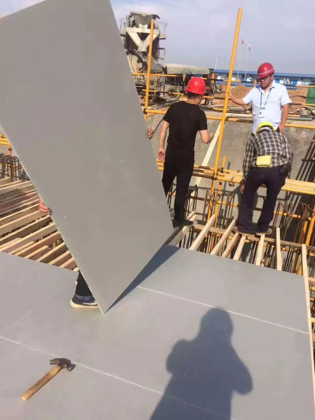 中空塑料建筑模板施工流程